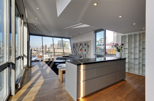 Floating Home Typ B contemporary-vardagsrum