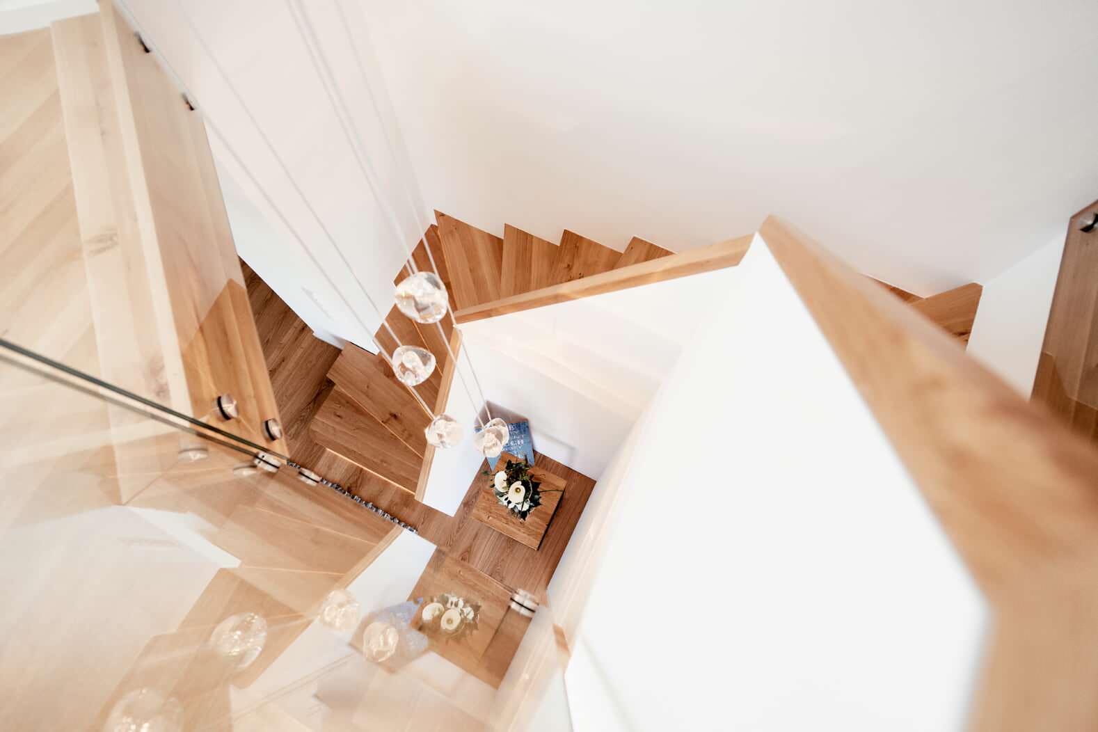 Лестница из натурального дуба