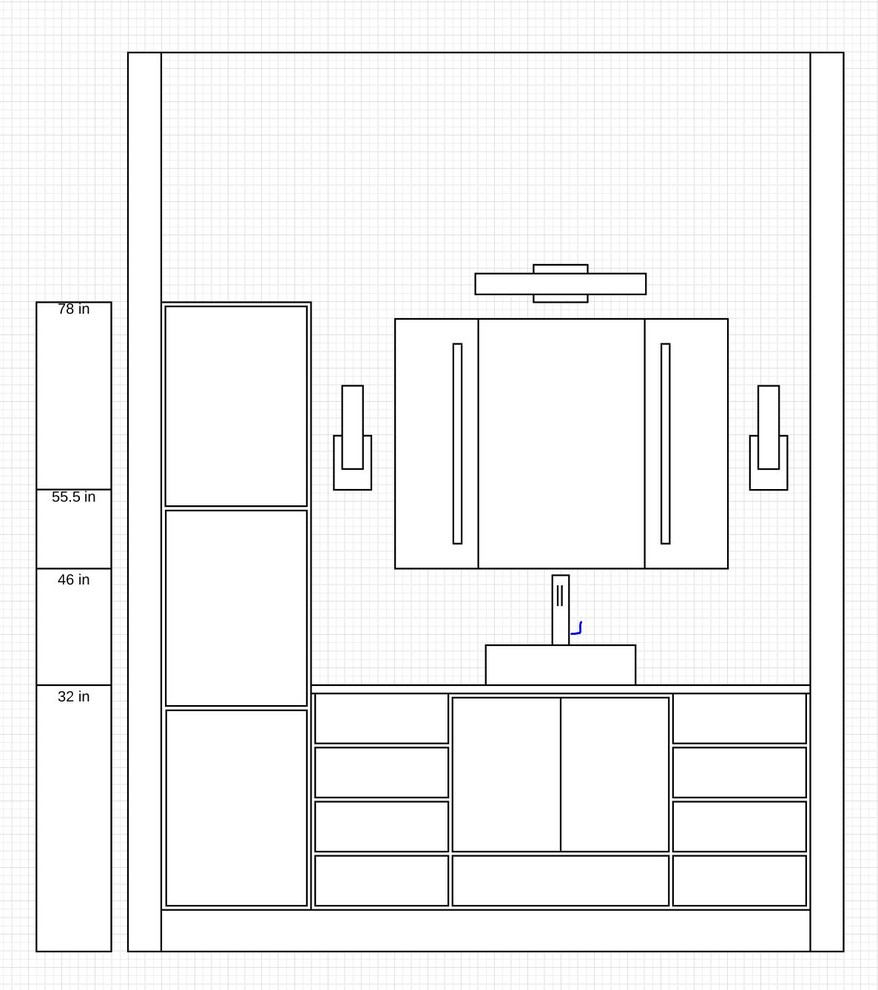 Medicine above faucet, is this enough clearance?