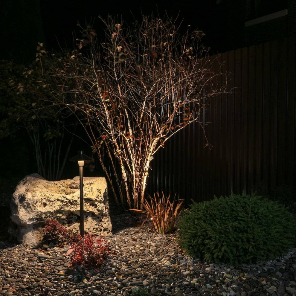 пос. Гранный ландшафтное освещение