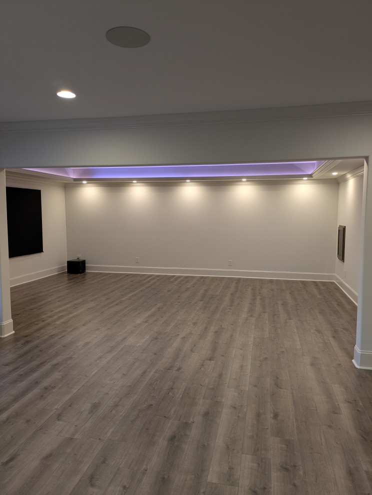 Upscale Full  Basement Design, Renovation, & Decor
