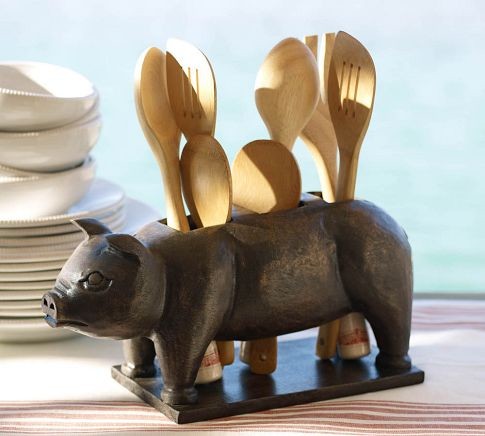 Pig Flatware Caddy