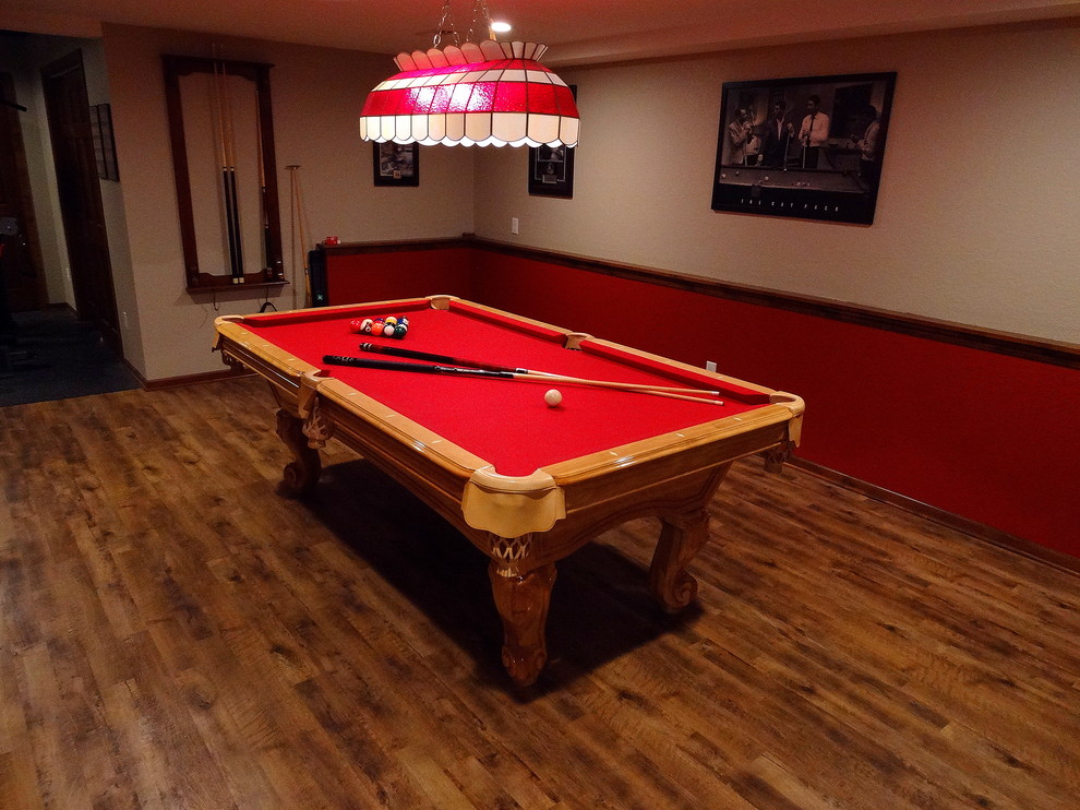 Finished Lower Level in West Bend, WI.