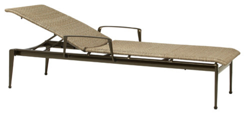 Stacking Adjustable Chaise with Arms