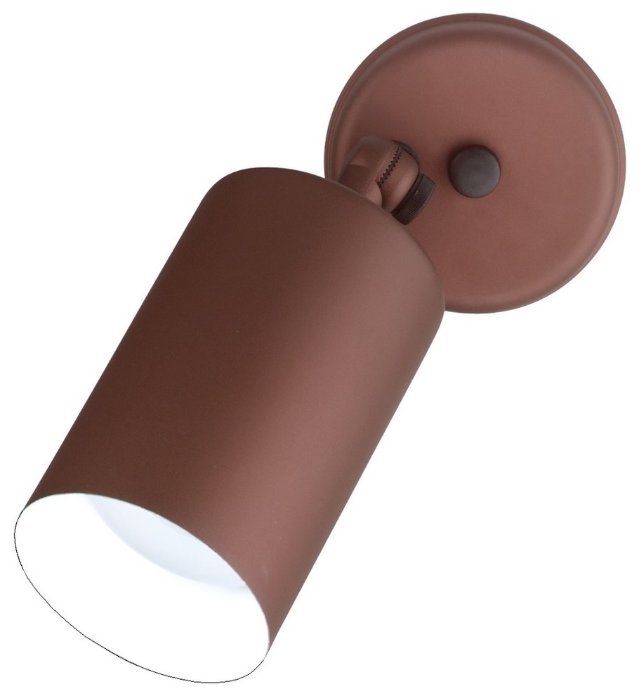 NICOR 11718 75-Watt Bronze Single Cylinder Adjustable Security Flood Light