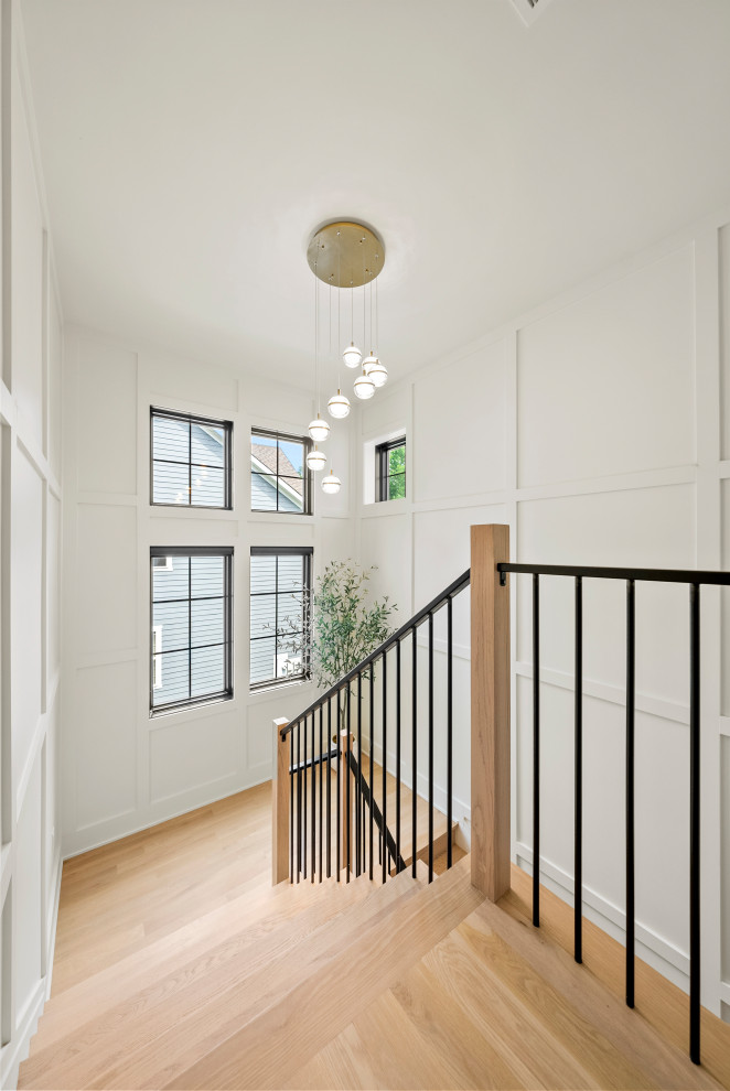 Example of a transitional staircase design in DC Metro