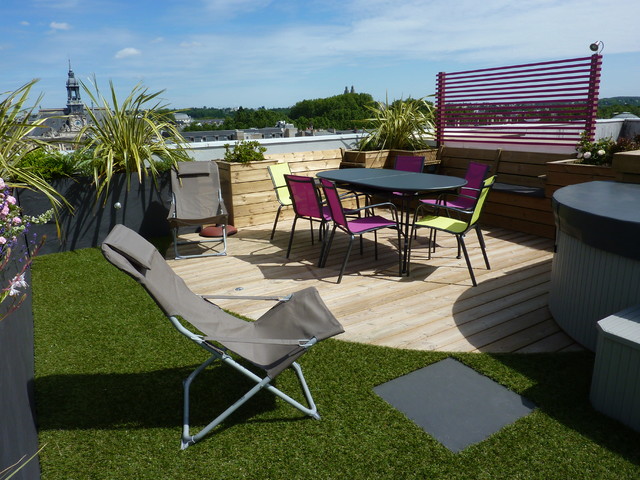 Terrasse confort contemporaneo-terraza-y-balcon