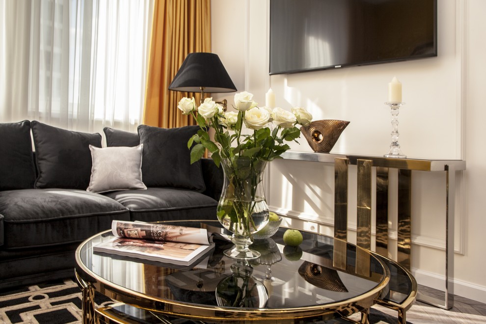 Помпезный Арт-деко в квартире на Нагатинской