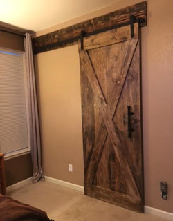 Sliding Barn Door Header In Master Bedroom Rustic Interior Sliding Barn Door Header In Master Bedroom Rustic Interior Doors By Custom