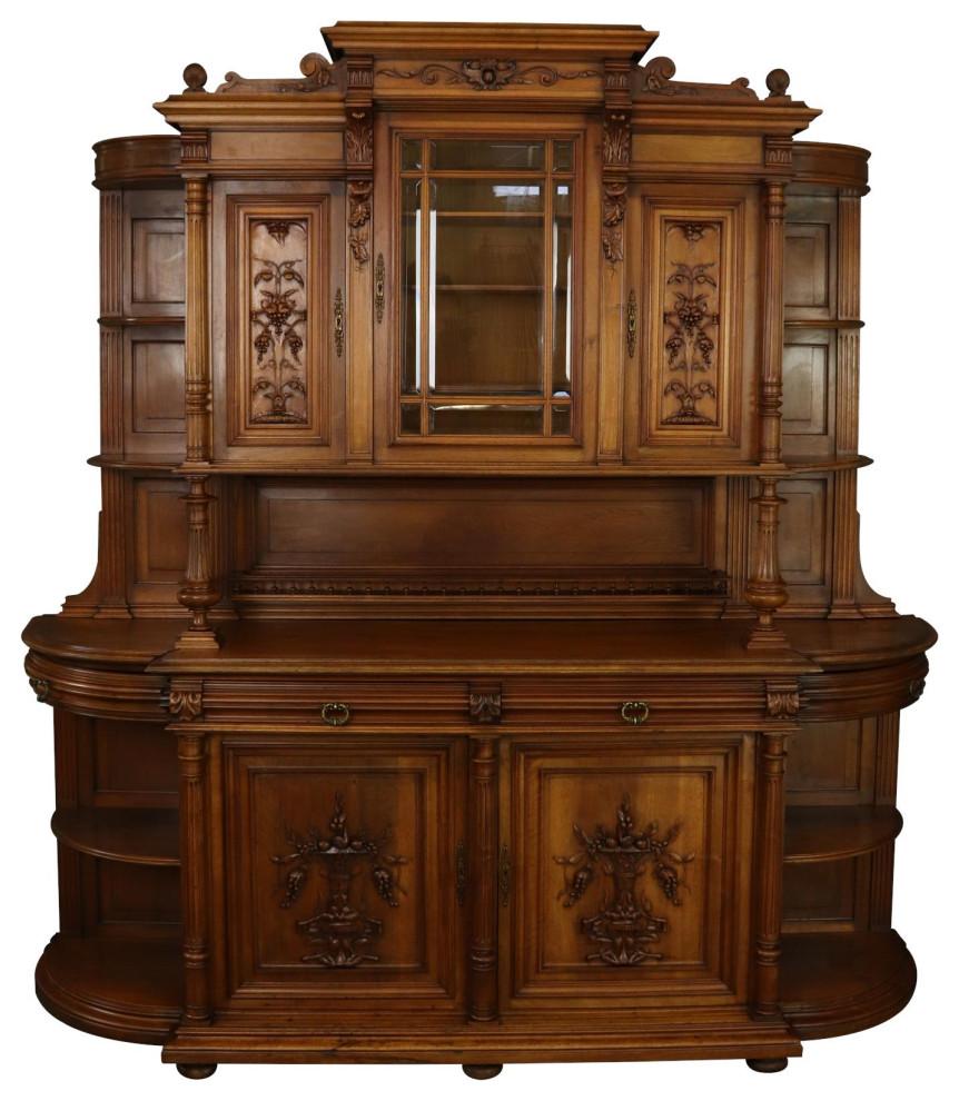 Consigned Antique Buffet Sideboard Renaissance Art Nouveau French 1900