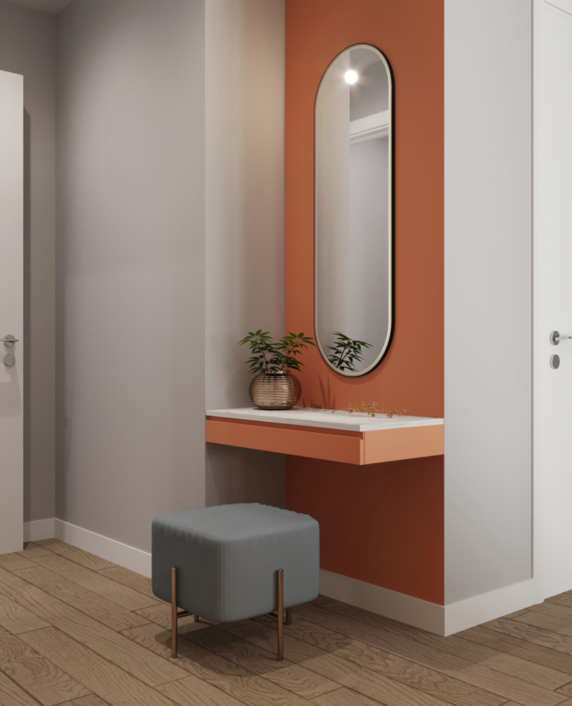 Дизайн интерьера квартиры в ЖК Метрополия площадью 64 кв.м.