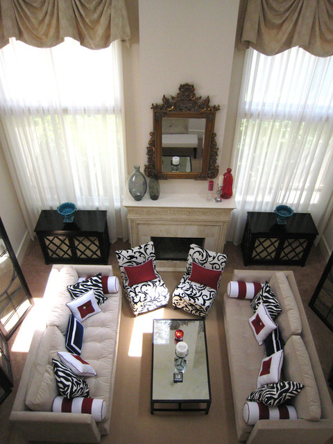 Fireplaces transitional-living-room