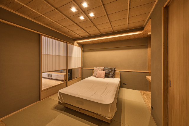 京都市TT様邸 japanisch-modern-schlafzimmer
