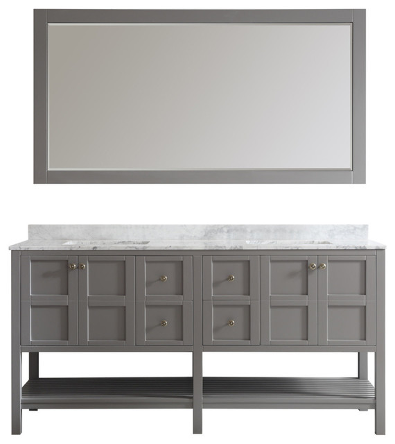 Double Vanity Bathroom Houzz florence 72" double vanity, carrara white marble top Double Vanity Bathroom Houzz florence 72" double vanity, carrara white marble top