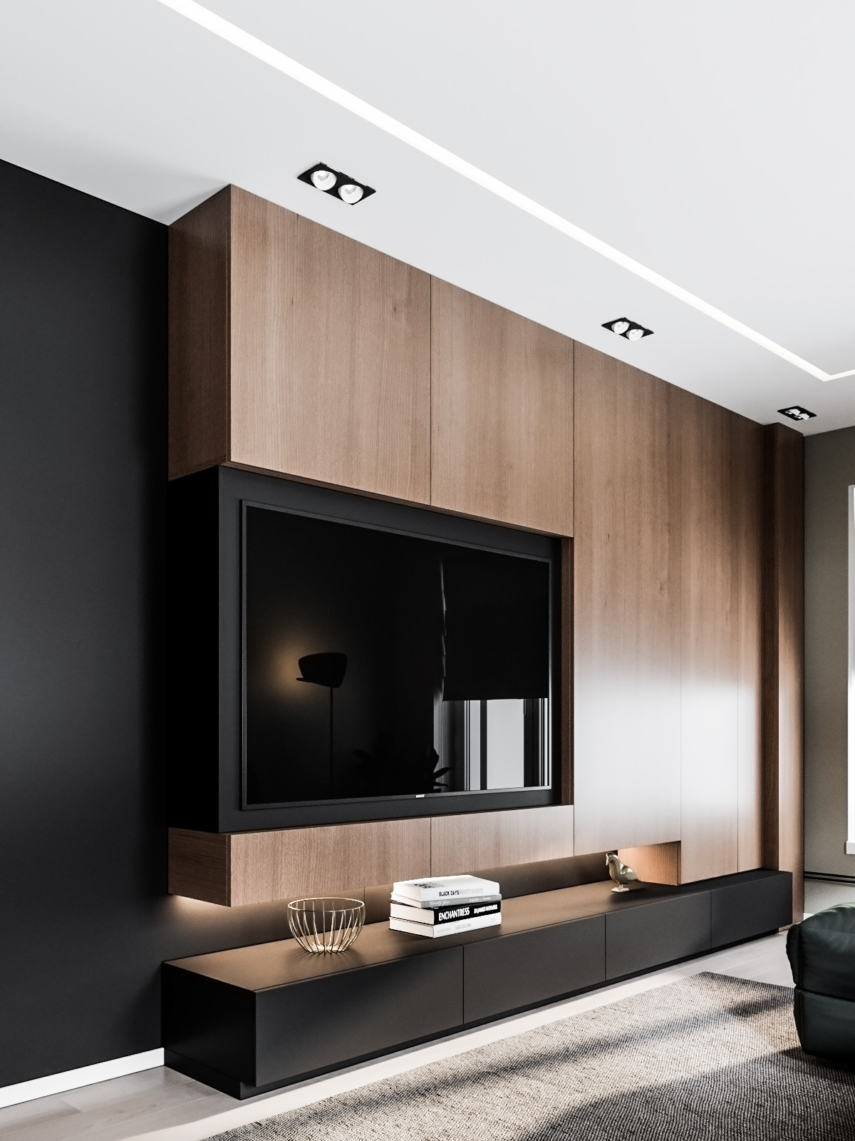 Дизайн проект квартиры в Москве в современном стиле (Варшавское шоссе, 2019)