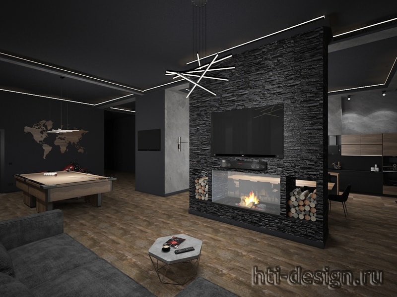 Дизайн интерьера коттеджа