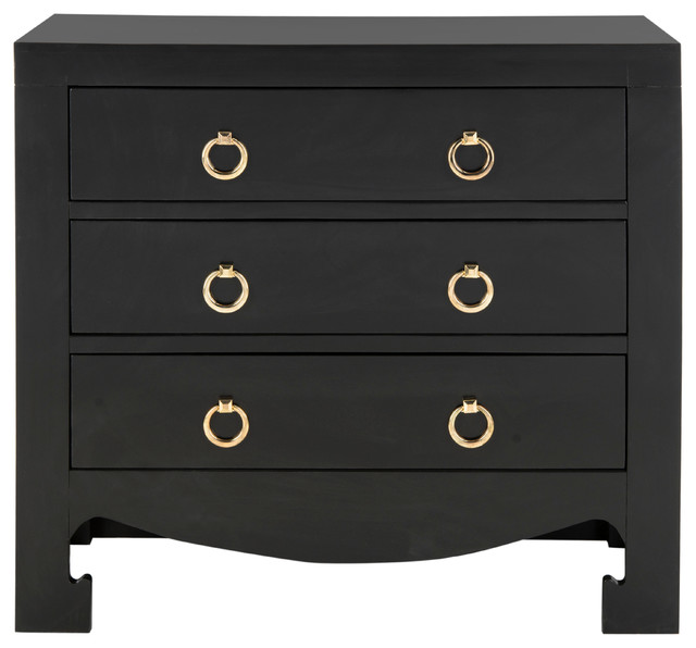 Studio Seven Dion 3 Drawer Chest Transitional Accent Chests