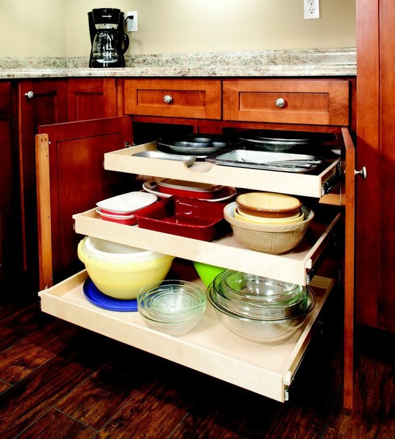Single-Height Pull Out Shelves