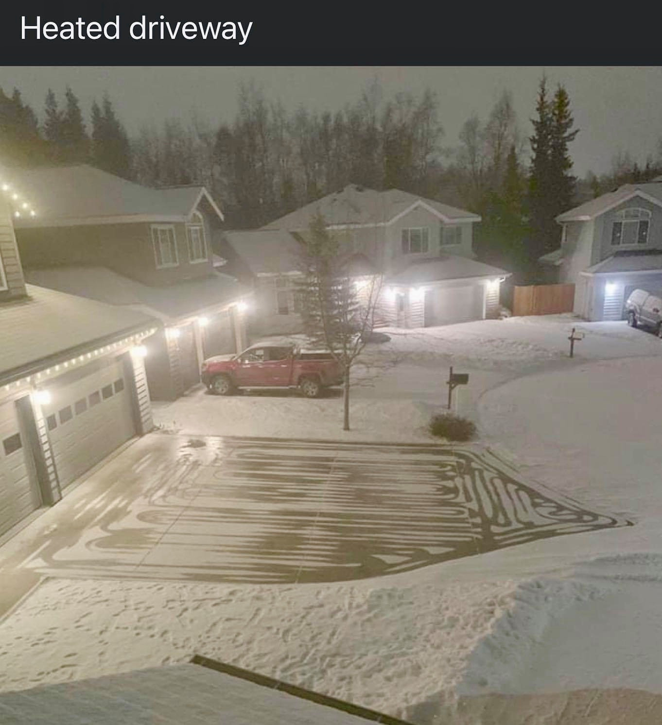 Heated Driveway