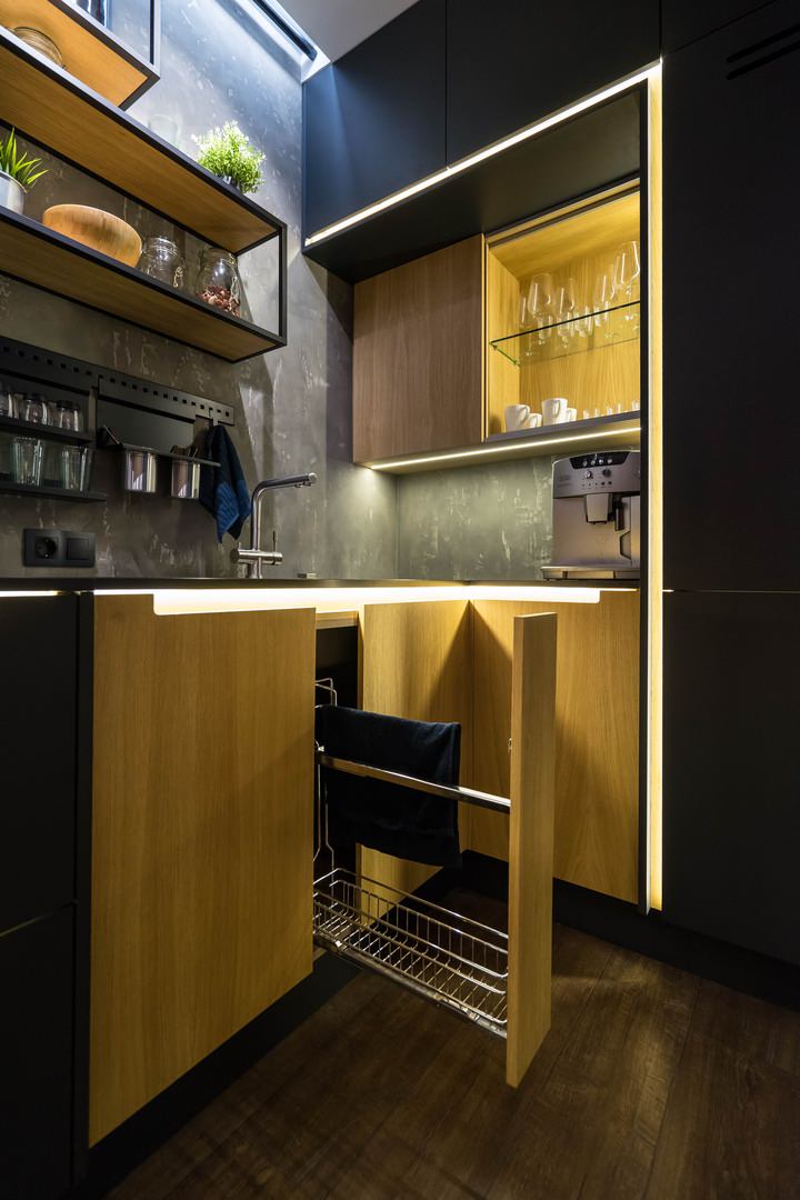 Кухня в лофте на Чапаева