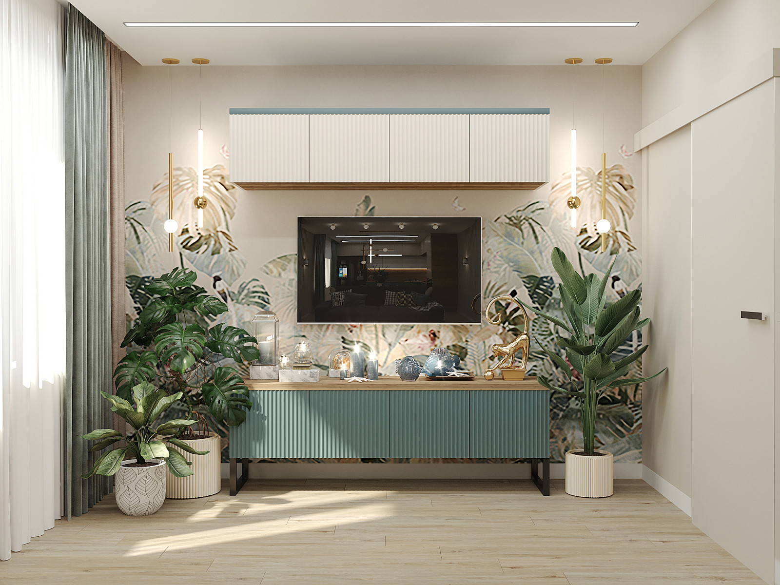 Кухня совмещенная с гостиной