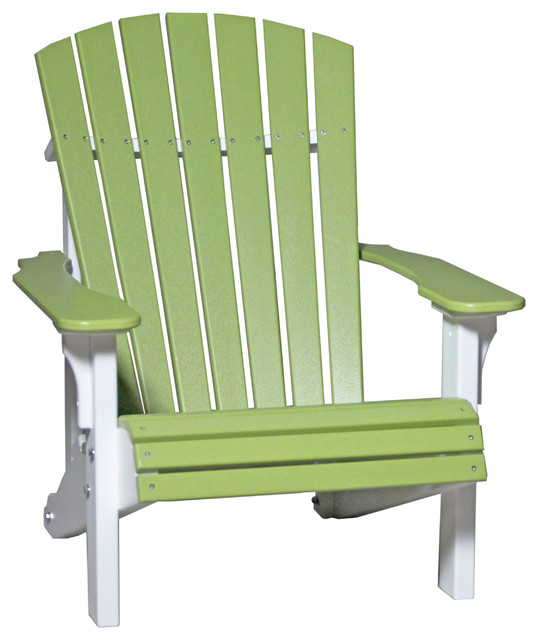Poly Deluxe Adirondack Chair Contemporary Adirondack Chairs by