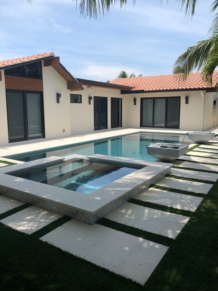 Jupiter Beach House - Modern Bali Makeover - Modern - Pool - Miami - by ...