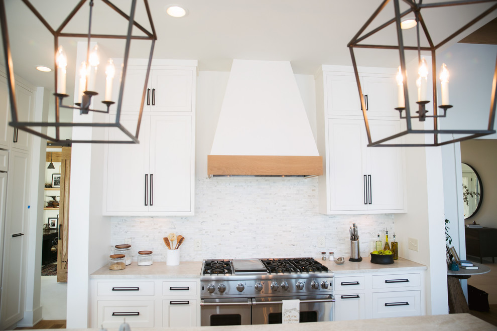 Inspiration for a transitional kitchen remodel in Indianapolis