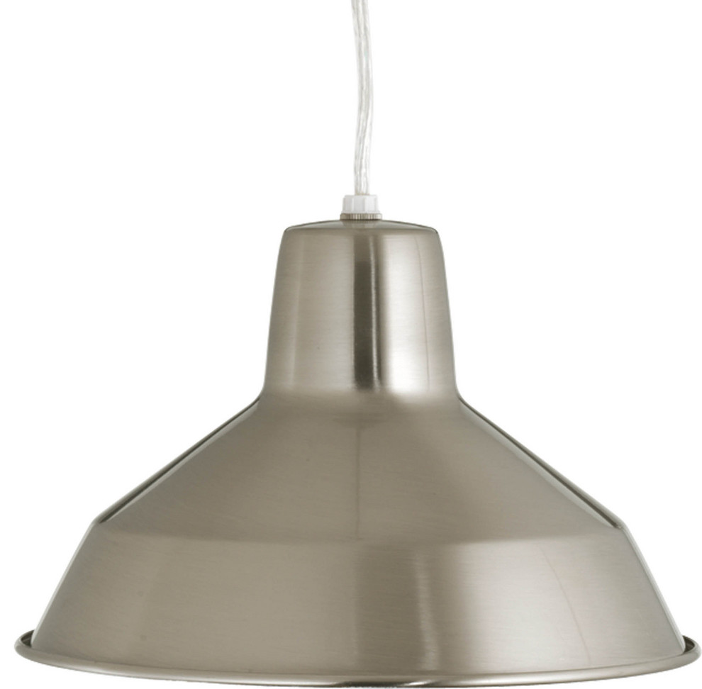 1-Light Pendant, Brushed Nickel