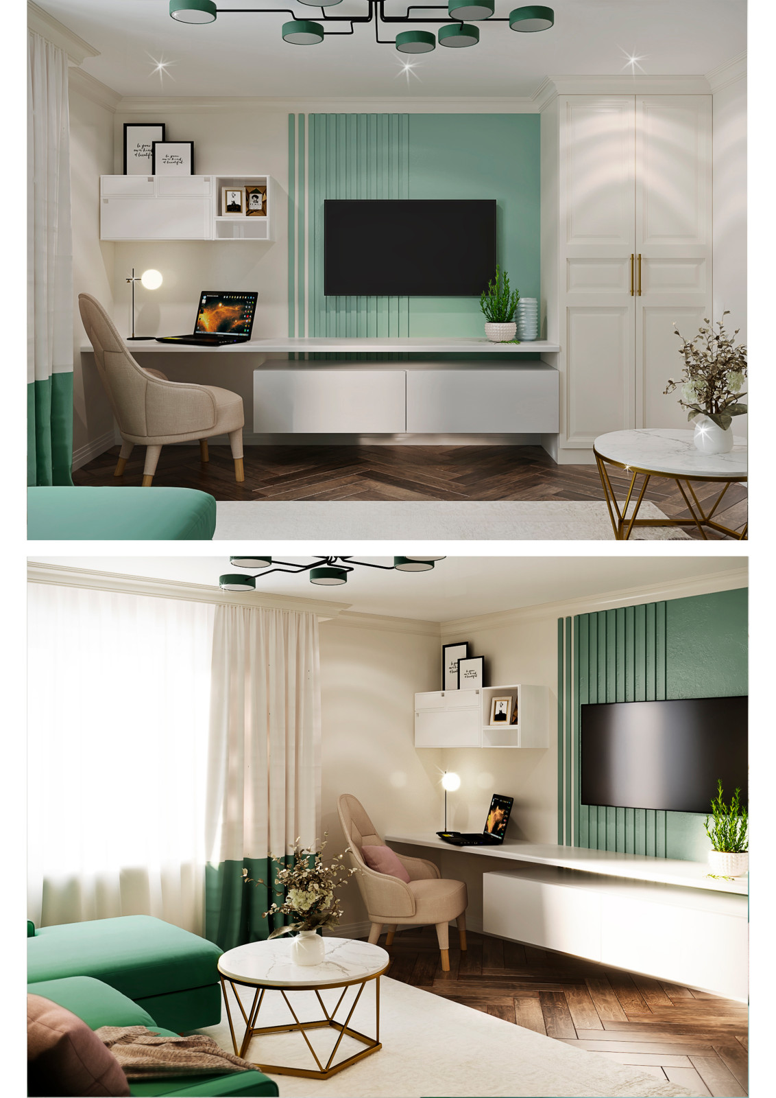 Визуализация 3-4омнатной квартиры в Люберцы