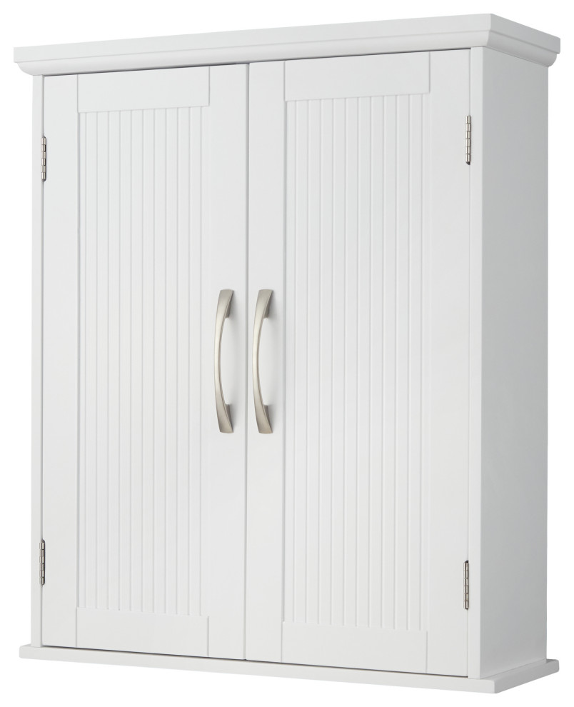 Wooden Bathroom Wall White Newport Transitional Bathroom