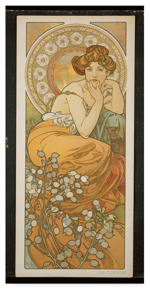 alphonse mucha precious stones