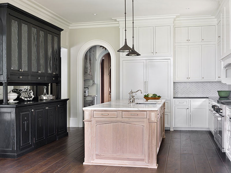 Example of a transitional kitchen design in Atlanta