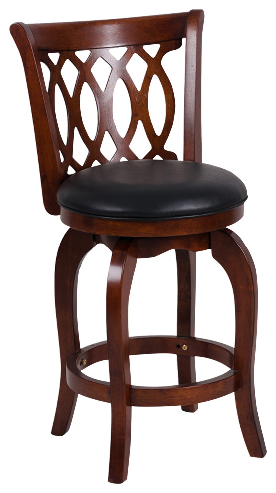 Shapel Swivel Stool Transitional Bar Stools And Counter Stools by Lexicon Home Houzz