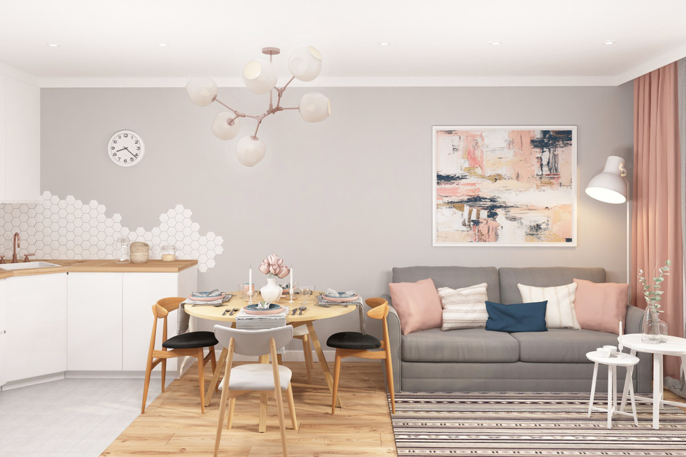 Уютная квартира для молодой девушки в современном стиле