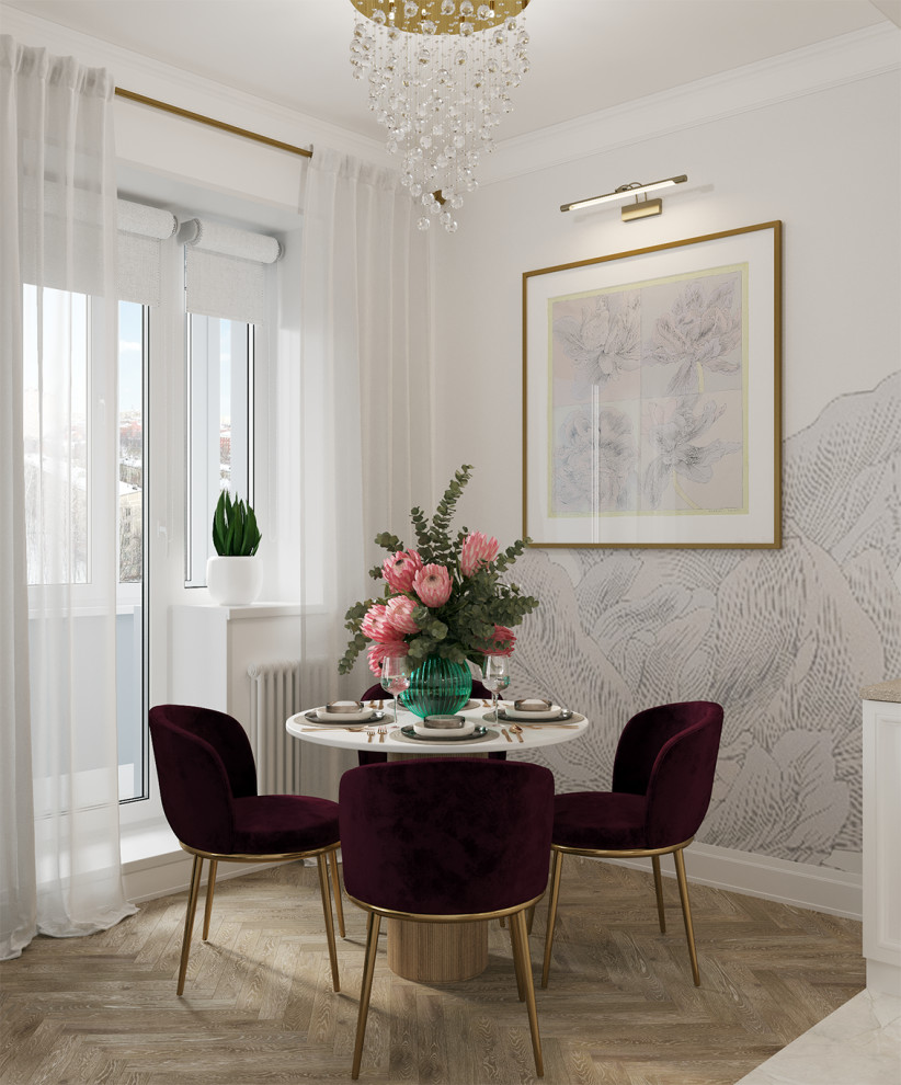 Интерьер квартиры в неоклассическом стиле - "Hermes" (59,1 кв.м.)