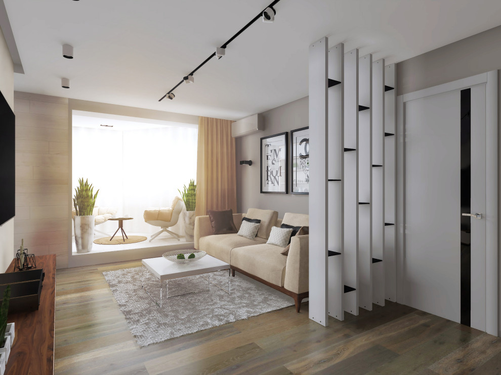 Кухня-гостиная в современном стиле