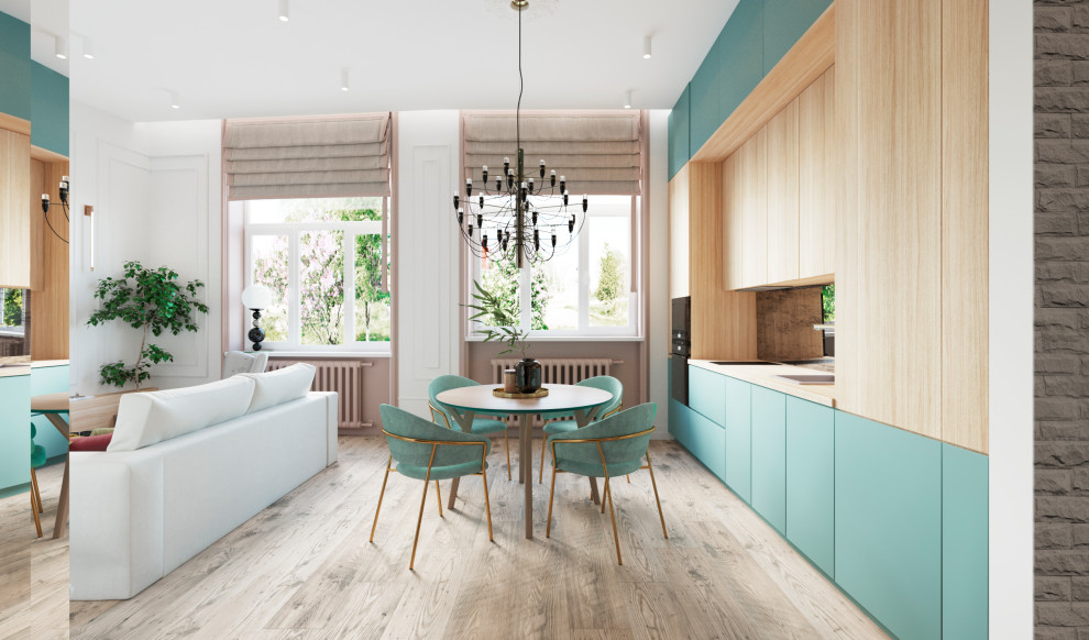 Квартира с потолками 3.4 м для молодой пары