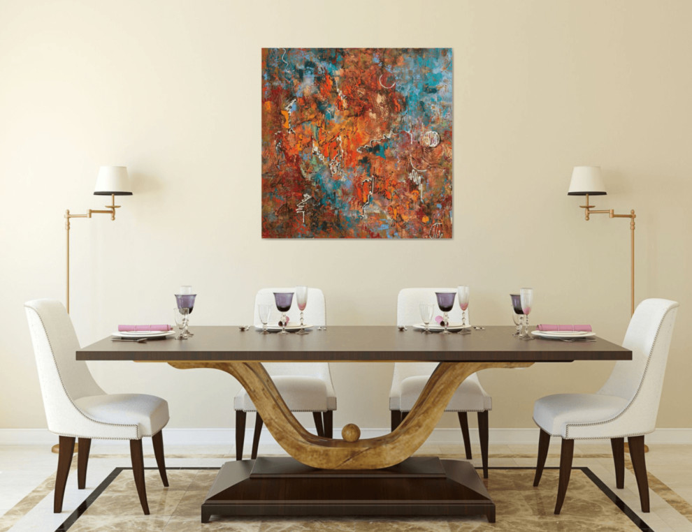 Работы художницы Дианы Маливани - Столовая - Дизайн интерьера (1)