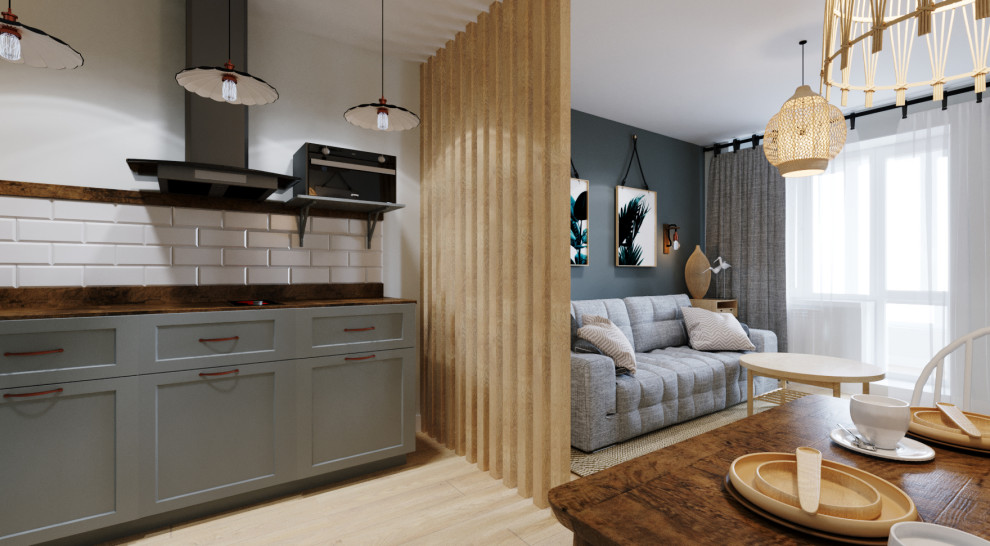 ДИЗАЙН ПРОЕКТ КВАРТИРЫ ЗАЛ-СТУДИИ г.Томск