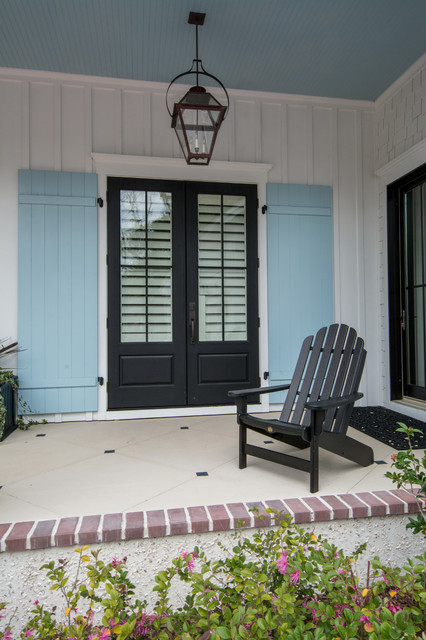 Board Batten Shutters Belfair Bluffton Sc Transitional