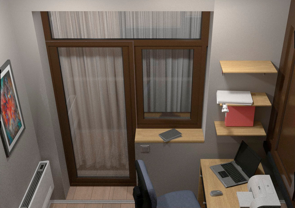 Проект однокомнатной квартиры 42м.кв