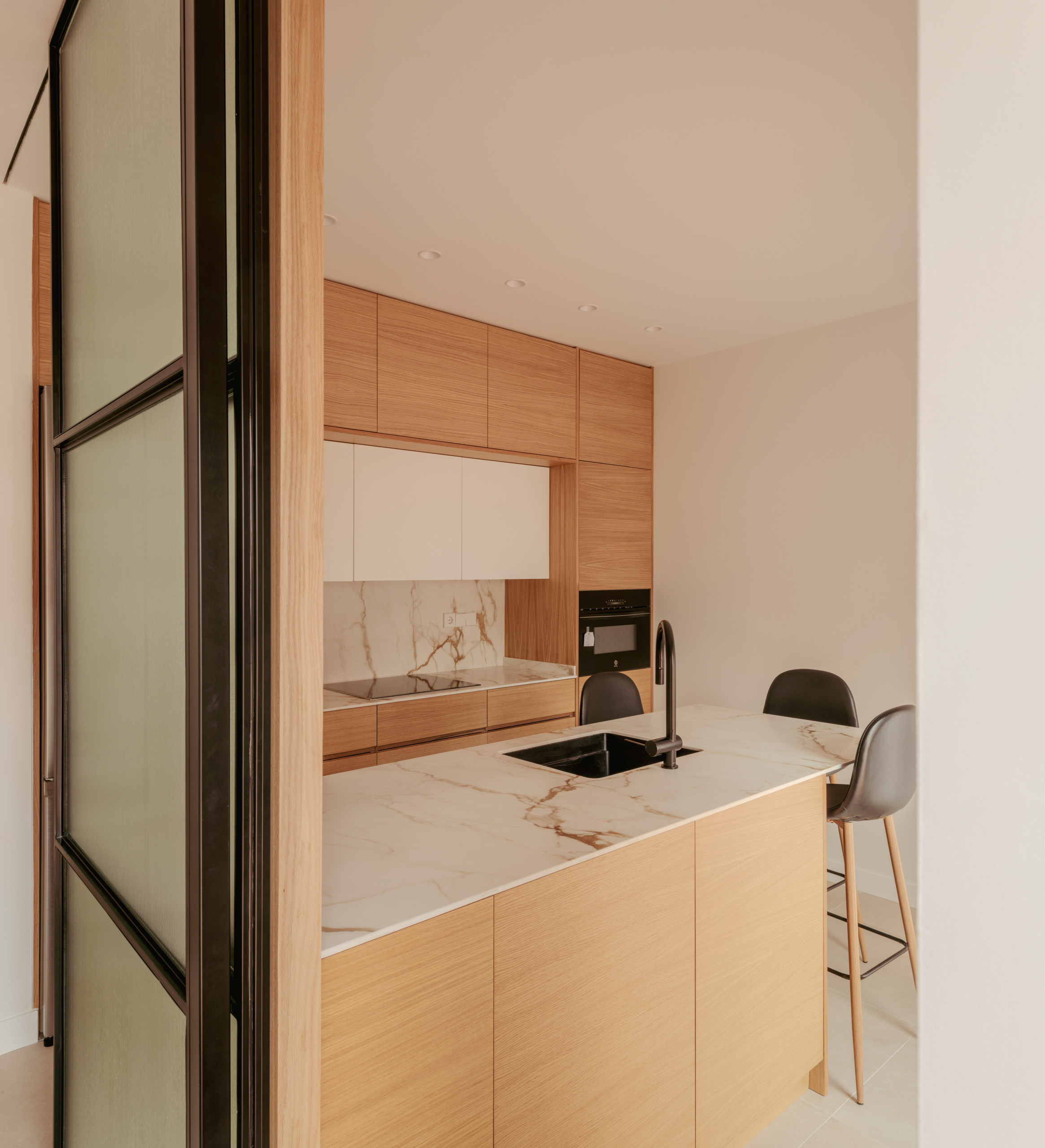 Vista de la cocina desde el segundo acceso.