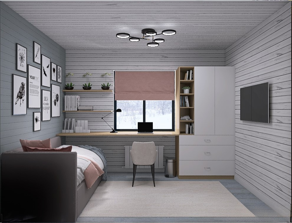 Детская для старшей дочери в загородном доме