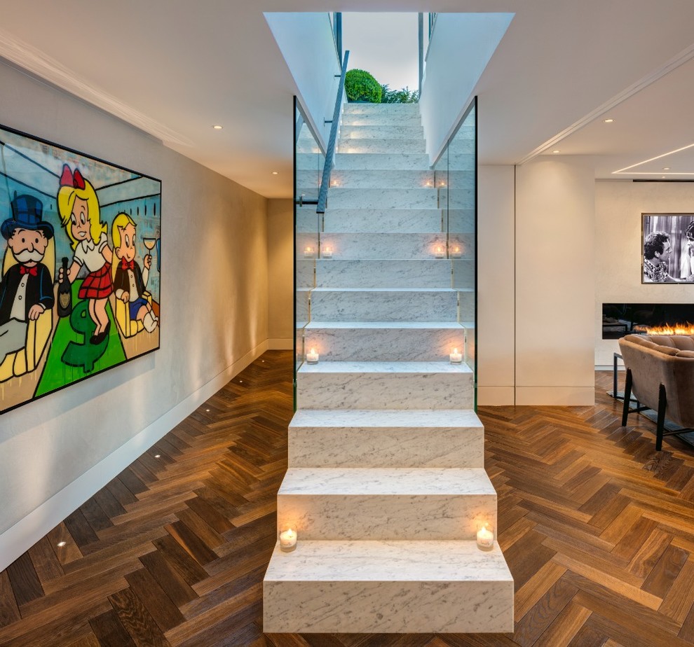 Inspiration for a contemporary staircase in London.