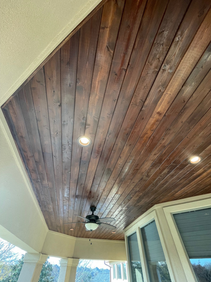 Distaso Residents Back Porch Ceiling 2nd story