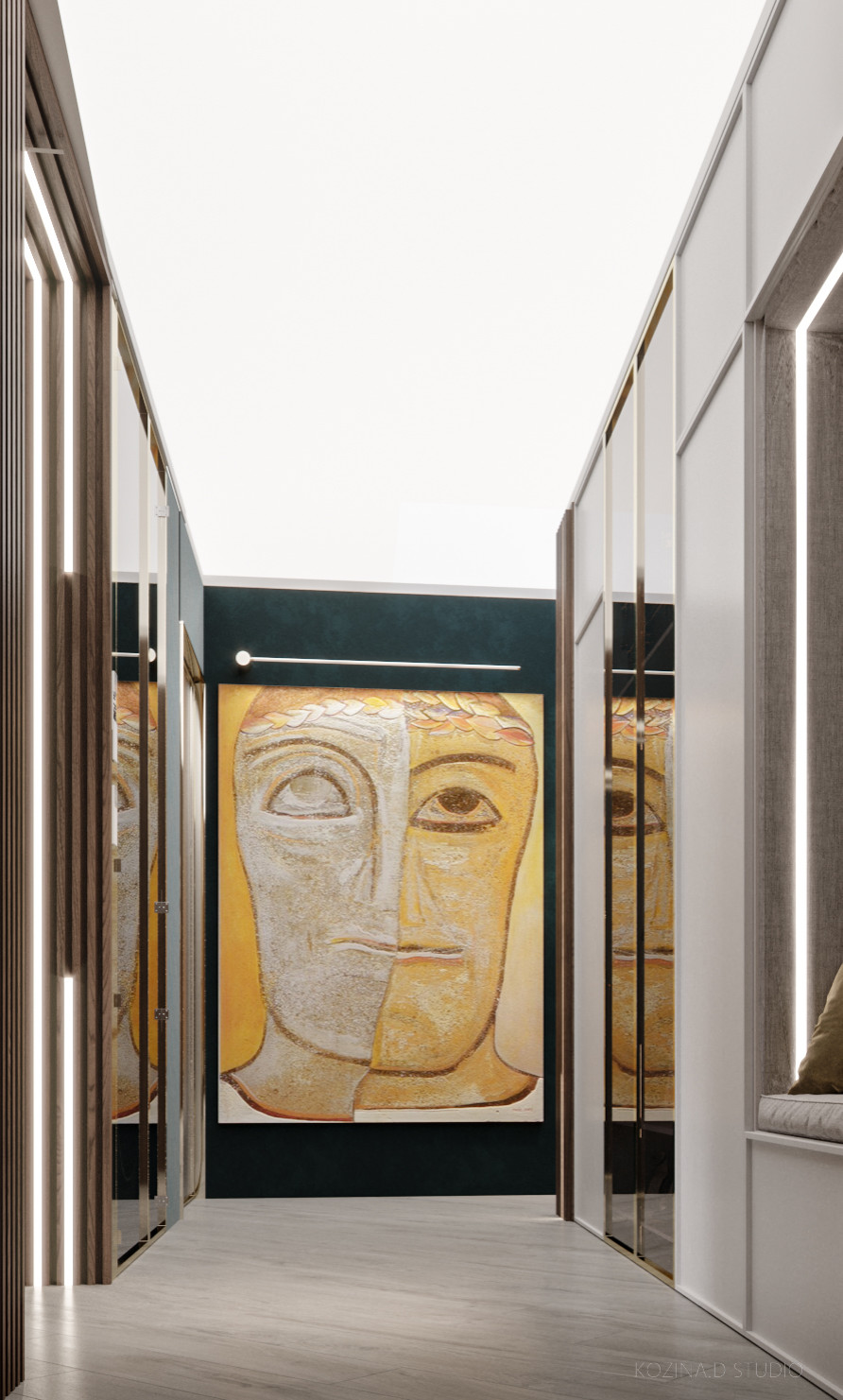 Кухня гостиная из проекта в Санкт-Петербурге