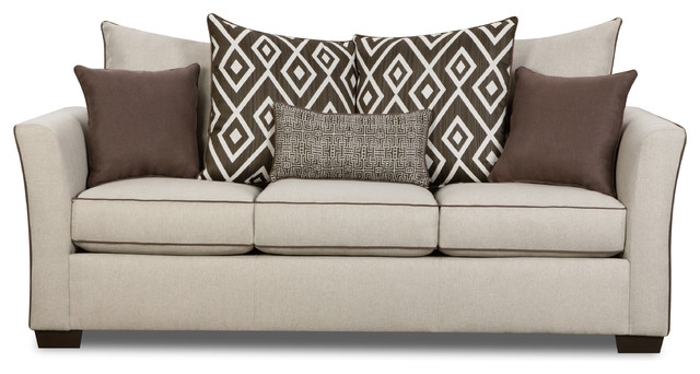 Simmons Upholstery Queen Sleeper Sofa Transitional Simmons Upholstery Queen Sleeper Sofa