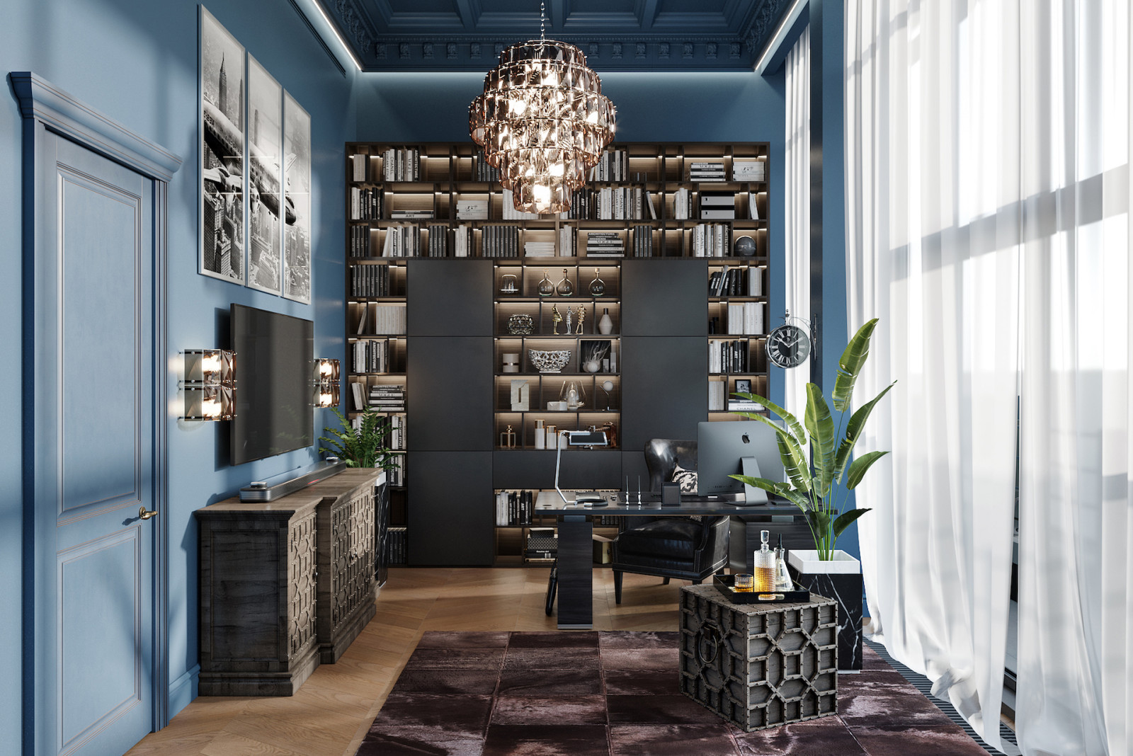 Квартира 200 м² в ЖК «Riverside»