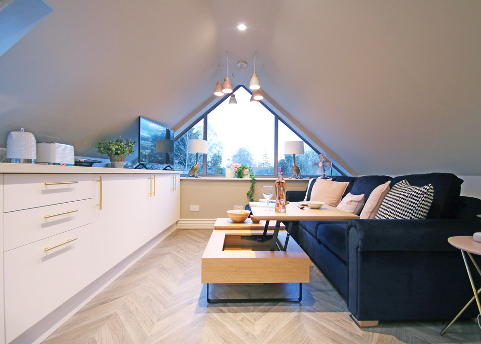 Trendy home design photo in Oxfordshire